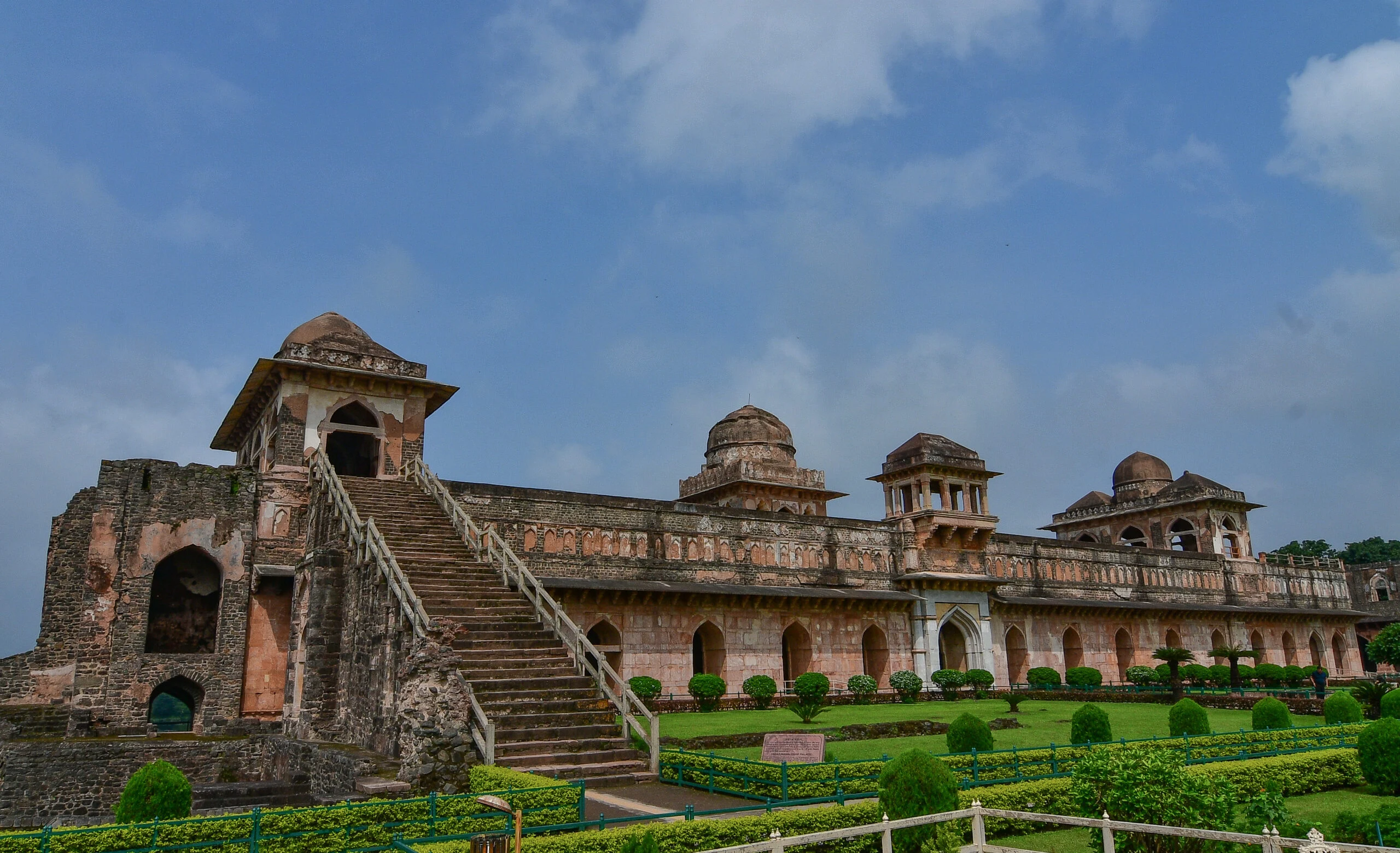 Jahaz Mahal Mandu floating palace monsoon lakes