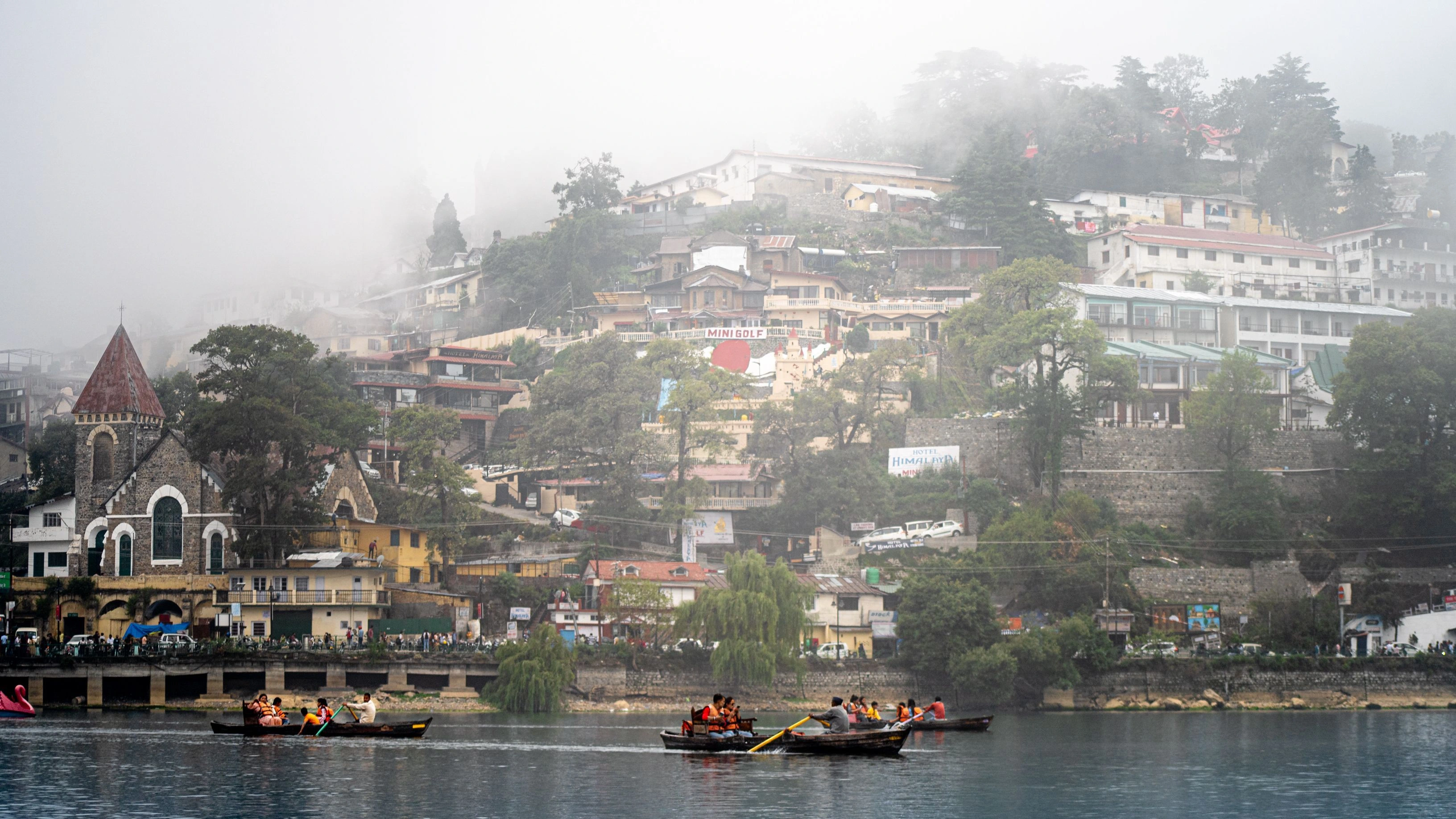 Nainital Naini Lake view during Delhi to Munsiyari road trip