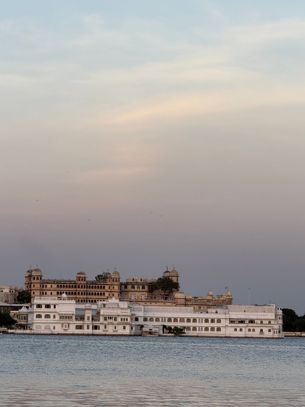 The Lake Palace reflecting on Lake Pichola in Udaipur, Rajasthan