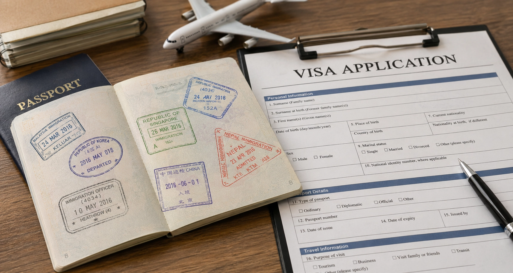 Passport and visa application assistance by Shree Krishna Travel World, visa consultants in Mumbai