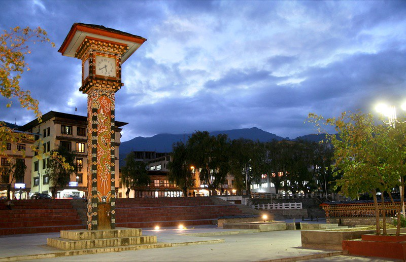 Clock Tower Square in Thimphu, Bhutan