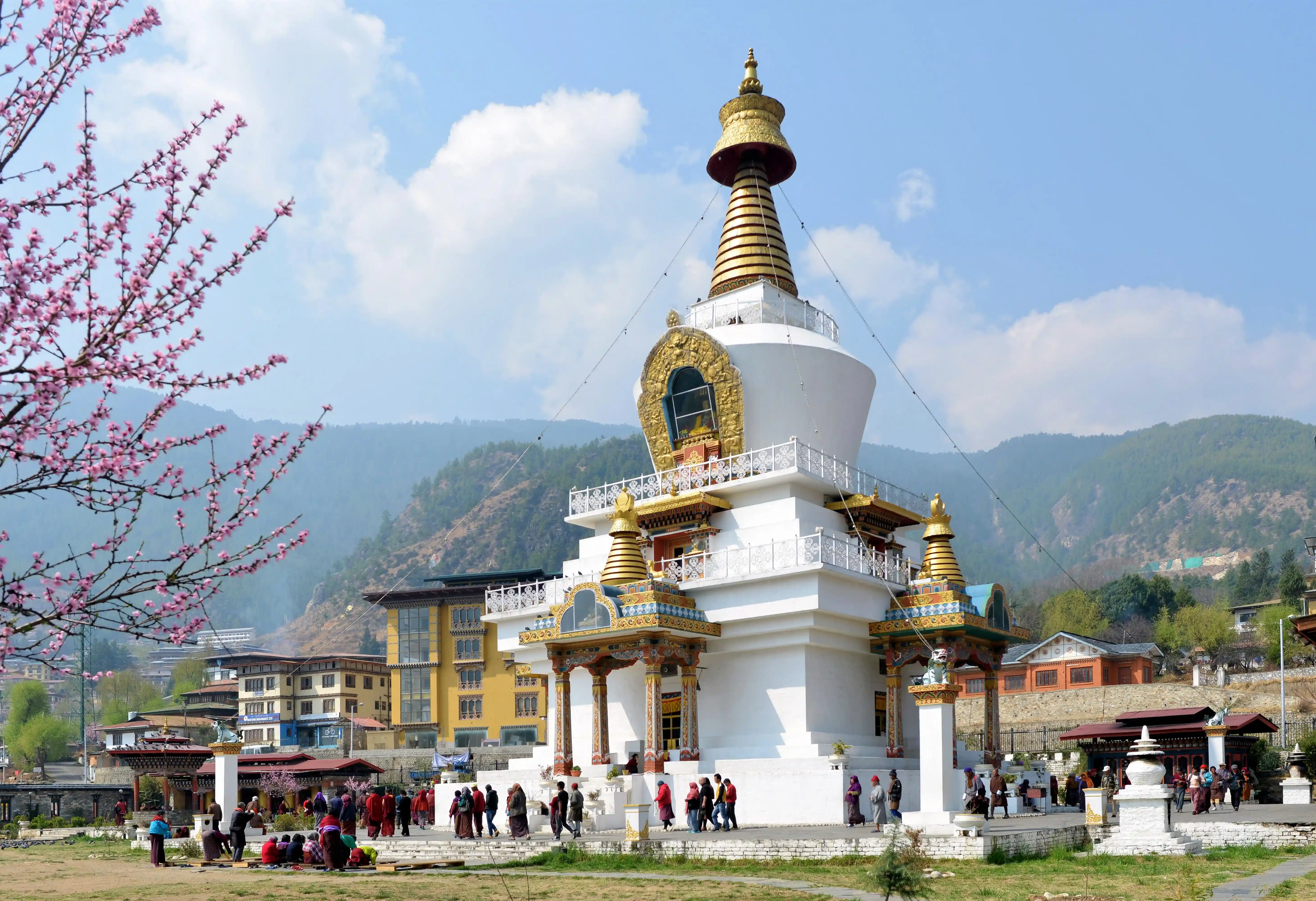 National Memorial Chorten in Bhutan