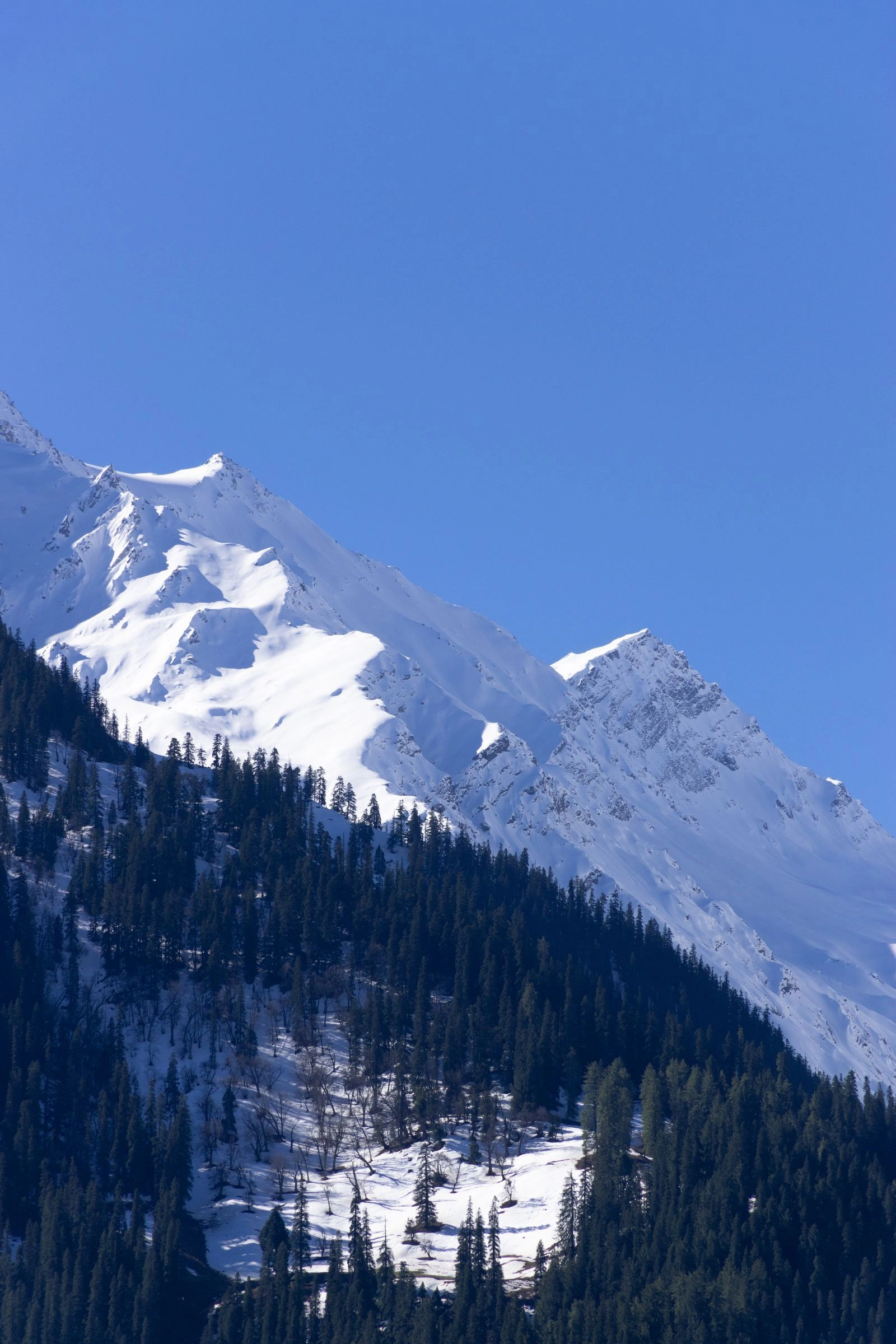 Mountain views of Dalhousie in Himachal Pradesh