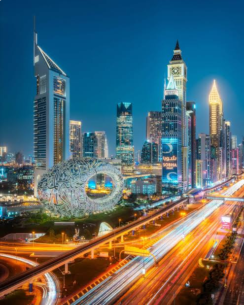 image of dubai skyline