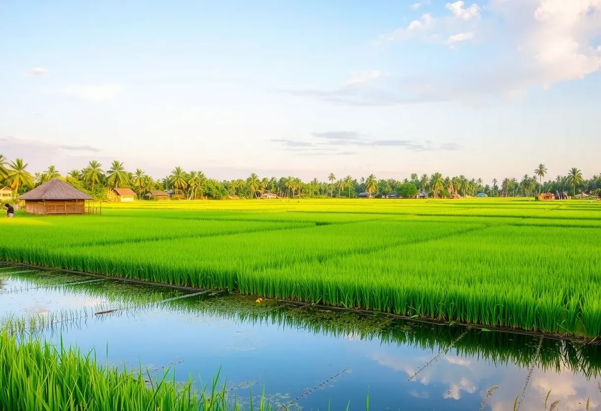 Kuttanad Paddy Fields